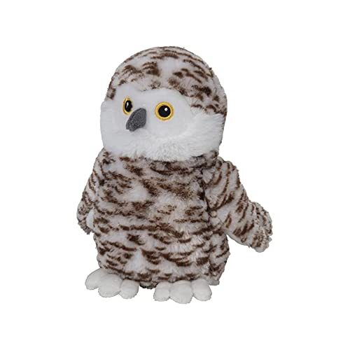 Nature Planet Pluche dieren knuffels Sneeuwuil van 22 cm - Knuffeldieren vogels speelgoed