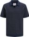 JACK & JONES JWHCEASTON KNIT SPLIT NECK SS SN Heren Polo Night Sky 3XL