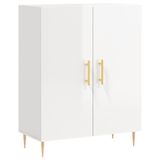 vidaXL Dressoir Hoogglans Wit 69,5x34x90 cm