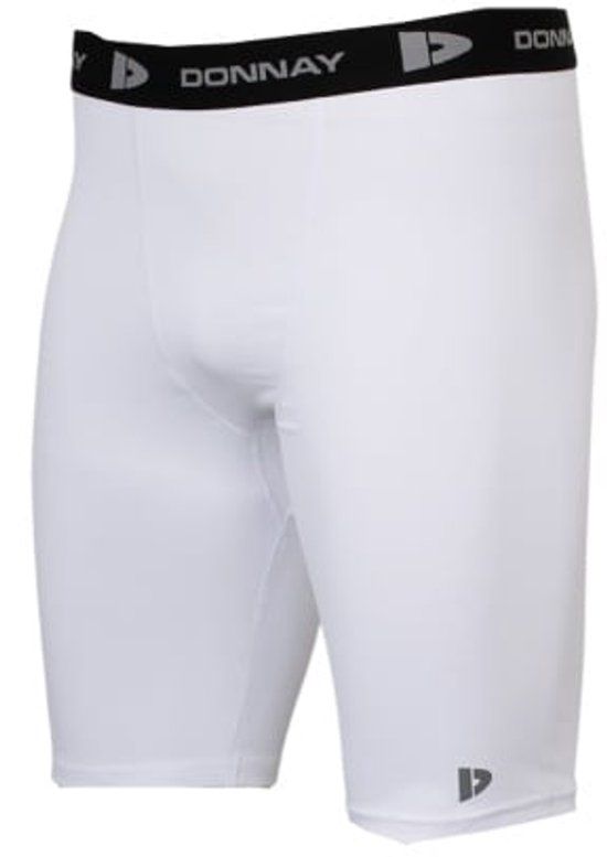 Donnay Compressie Short Heren Wit S