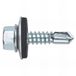 Index 184 ABE256311 Tornillo zelfstotaladrante Cabeza hexagonaal Con arandela vulcanizada Acero-EPDM (6,3 x 110 P25, 100 uds.)