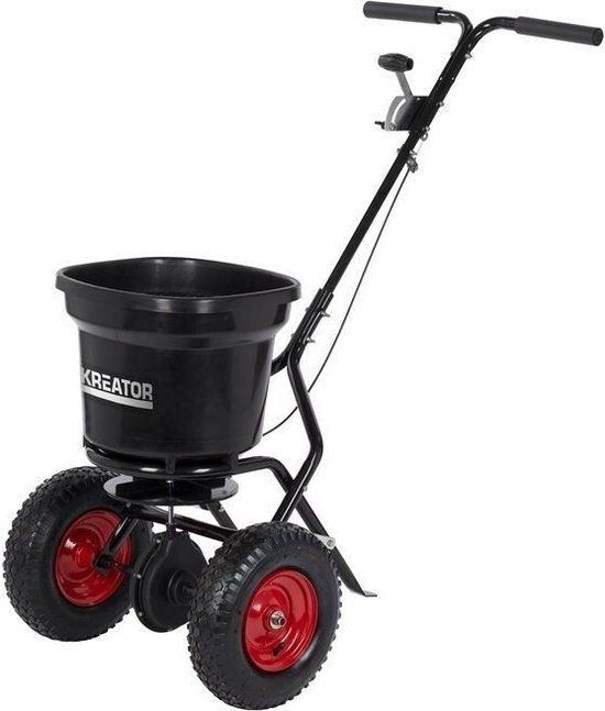 Kreator KRTGR9005 Strooiwagen - 23 liter - 300 tot 370 cm strooibreedte
