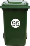 MC Living KadoExpress Sticker / Vuilnisbak Sticker - Nummer 95 - 17 x 17 - Wit