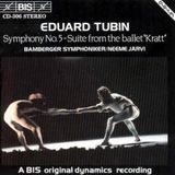 Outhere BIS Records Bamberg Symphoniker, Neeme Järvi - Tubin: Symphony No.5 In B Minor (1946) (CD)