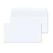 RAYLU PAPER - Witte enveloppen van papier met kleefband voor het verzenden van documenten en brieven, licht verzegeld, 90 g/m² dik, 500 stuks