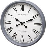 Fox and Simpson 50cm Extra Large Grey Grand Central Station Wall Clock