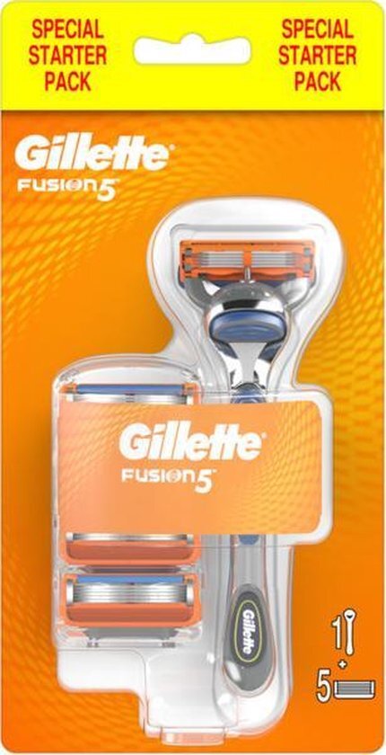 Gillette Fusion 5 manual + 4 mesjes (1ST