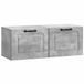 vidaXL Meuble TV mural Gris béton 78,5 x 31 x 30 cm Bois d'ingénierie