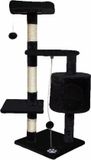 Topmast Krabpaal - Klimpaal - Kattenpaal - Montreal - Zwart - 40 x 40 x 112 cm