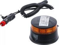 BGS Accu-zwaailicht - geel - met magneet - 12 V / 24 V - Ø 130 mm