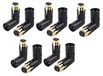 10 pièces adaptateurs XLR mâle vers femelle réglables