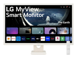 LG 32SR50F-W 31.5" Full HD Smart Monitor - WebOS, Wi-Fi, AirPlay