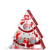 illy - Kerstboom - 3 x 125gr gemalen koffie