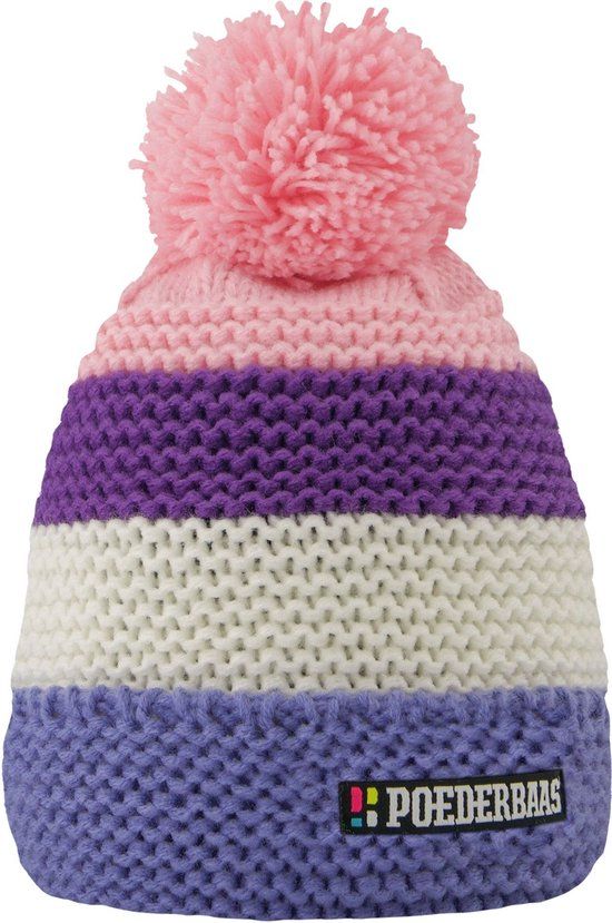 Poederbaas Muts Classic Colorful Beanie 2.0 Multi Lila