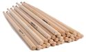 Bâtons de batterie bois 15 paires paquet économique 40,5 cm longueur, 1,6 cm diamètre