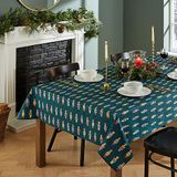 Catherine Lansfield Dining Christmas Notenkraker Katoenen Tafelkleed 137x229 cm Groen