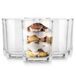 Glasmark KROSNO 1992 Set Van 6 Ijsbekers Van Transparant Glas Ijsglazen Dessertglazen Vaatwasmachinebestendig 250 ml