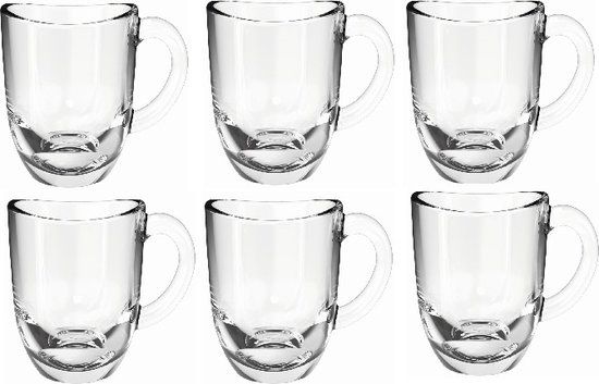 Leonardo Espressoglas Napoli - 80 ml - Set of 6