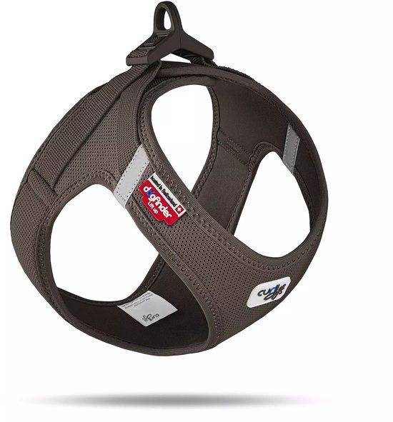 Curli Vest Harness Clasp Air-Mesh - Bruin - XXXS