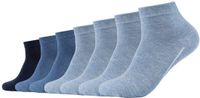 Camano Sneakersokken in een 7-pack zonder elastische band, denim melange, maat 43-46