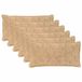 vidaXL Kussensloop 6 stuks Crèmekleurig 40 x 70 cm