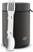 Alfi Voedseldrager - Voedselcontainer - 350ml - Velvet Black Mat