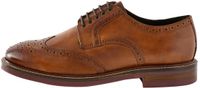 Next - Heren - Leren brogues met contrasterende zool, brede pasvorm - Bruin