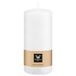 Wiedemann Bougie cylindrique/bougie pilier - blanc - 15 x 7 cm - 63 heures de combustion - bougies pilier