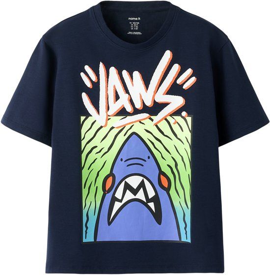 NAME IT Jongens T-shirt Navy Blazer Katoen 146/152