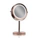 Gillian Jones Miroir de table en Cooper avec lumière LED et fonction tactile