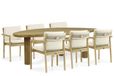 Santika Furniture Santika Suka/Leafline 240 cm dining tuinset 7-delig
