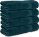 Komfortec Handdoekenset 4x Handdoek 50x100 cm - 100% Katoen - Petrol