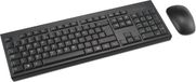 Kensington EQ KM150 Draadloze Desktop Set - QWERTY-Toetsenbord & Muis - Zwart