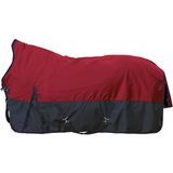 HKM Louisville 1680D met polarfleece Highnekdeken Rood/Donkerblauw 195