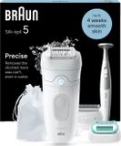 Braun Silk·épil 5 - Epilator Voor Eenvoudige Ontharing - Langdurig Gladde Huid - 5-251 - Wit/grijs