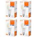 Ledvance 4 x LED Smart+ Birne 9W = 60W E27 matt 800lm warmweiß 2700K Dimmbar App Google & Alexa Bluetooth