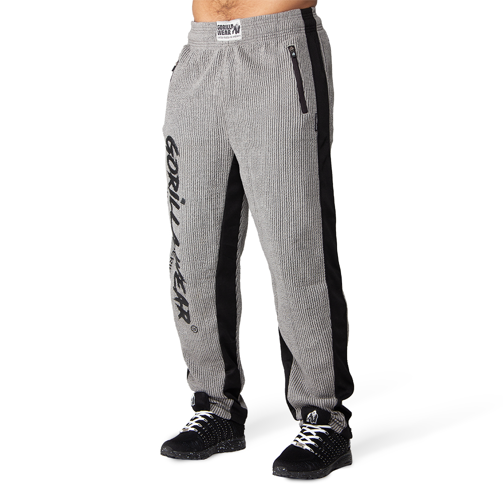 Gorilla Wear Augustine Old School Trainingsbroek - Grijs - 4XL/5XL
