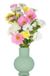 Hakbijl Glass Bloemenvaas Deborah - Groen - glas - D20 x H26 cm