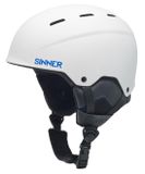 Sinner Typhoon Unisex Skihelm - Matte White - M/58 cm