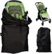 Non-branded Universal Travel Bag for Stroller/Buggy – Protective Cover, Airplane Compatible (Black)