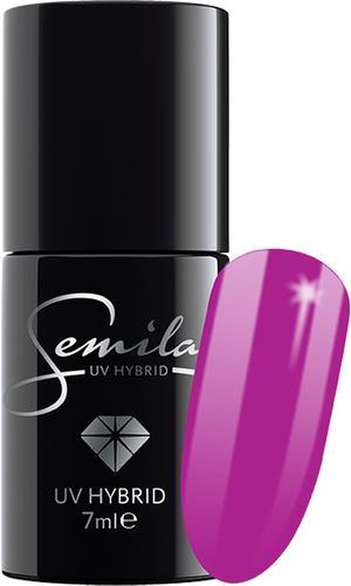 SEMILAC 504 UV Hybrid Gel Nagellak Magenta Mood 7ml.