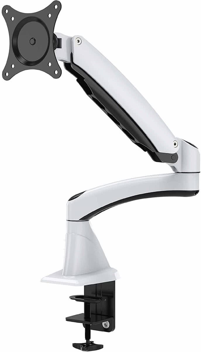 VIISAN DS112F Monitorarm Standhouder Tafelmontage 15 - 27 inch - Wit