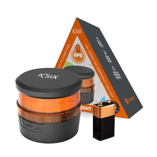 KSix V16 Connected Emergency Safety Light for Cars
