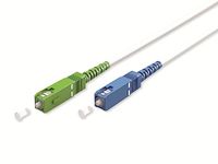 Goobay SC/UPC - SC/APC Simplex FTTH kabel | OS2 | wit | LSZH | 25 meter