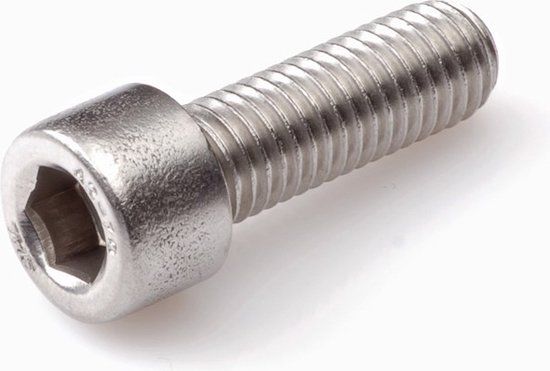 Hoenderdaal Fasteners Hoenderdaal Binnenzeskantbout RVS-A2 CK M10x25mm DIN912 - 100 stuks