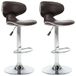 VidaXL Fauteuils 2 pièces Cuir artificiel Marron