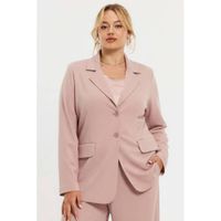 YOEK regular blazer lichtbruin