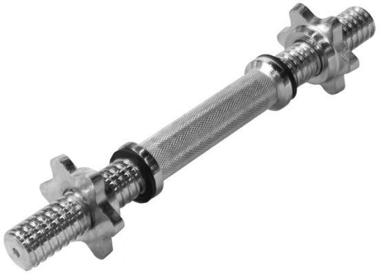 Gorilla Sports Dumbbell Bar 35 cm with Screw Cap