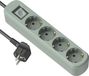 Electraline 62424 Prise Schuko avec 4 prises - 16A - Interrupteur - câble 1,5M