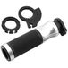 1 Icecat 1 paar CNC-aluminium stuurgrepen voor 22 mm stuur